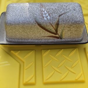 ucagco japan wild rice butter dish vintage